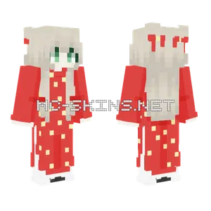 Red Christmas Outfit Minecraft skin