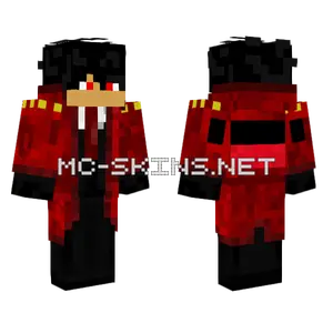 Red Coat Dragon Minecraft skin