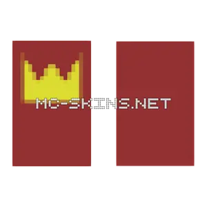 Red Crown cape, outside and lining