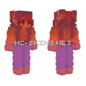 Red Crystal Castles Minecraft skin