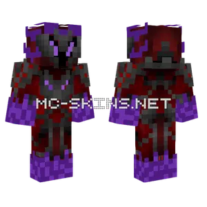 Red Demon Armor Minecraft skin