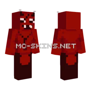 Red Demon Loki Minecraft skin