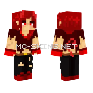 Red Demon Remake Minecraft skin
