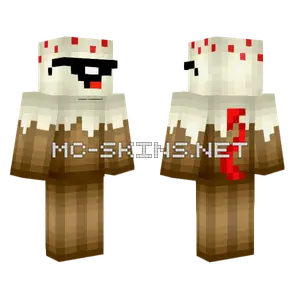 Red Dot Cake Minecraft skin