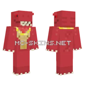 Red Dragon Minecraft skin