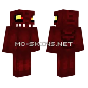 Red Dragon Monster Minecraft skin