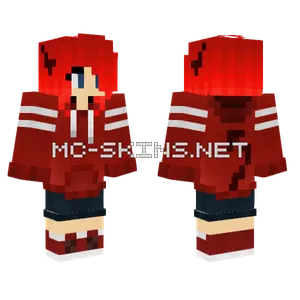 Red Edit Minecraft skin