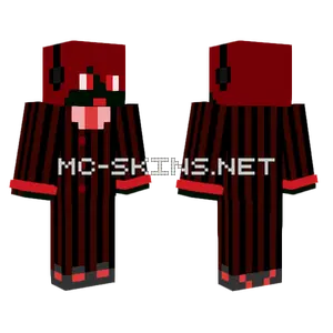 Red Energy Hacker 4 Minecraft skin