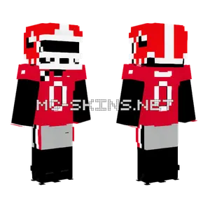 Red Face Mask