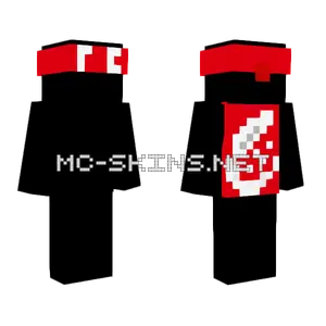 Red Feather Client Cosmetics Minecraft skin