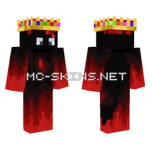 Red Fire Start Minecraft skin