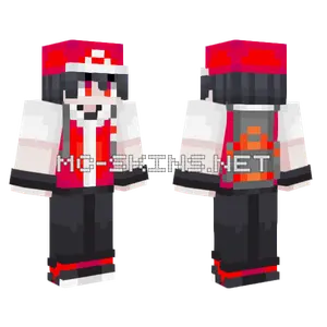 Red From Pokemon Frlg Recolored Minecraft skin