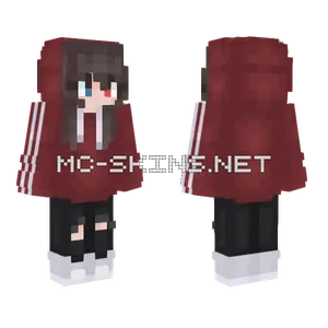Red Girl Minecraft skin