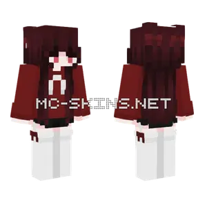Red Girl Minecraft skin