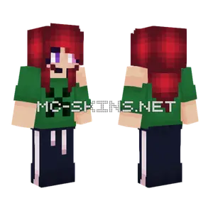 Red Hair Aug 6th Minecraft skin