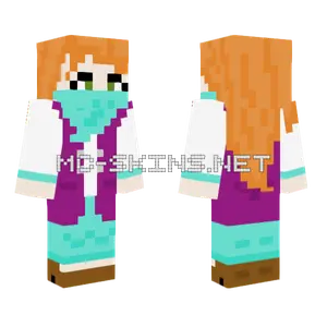 Red Hair Rogue Minecraft skin