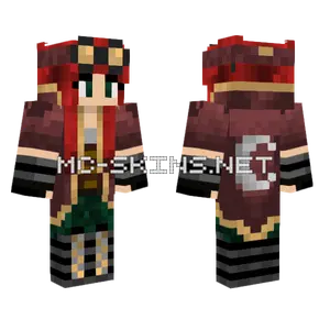 Red Haired Archer Girl Minecraft skin