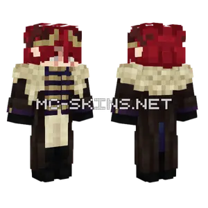 Red Haired Girl Minecraft skin