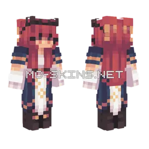 Red Haired Girl Minecraft skin