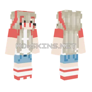 Red Haired Schoolgirl Outfit Minecraft skin
