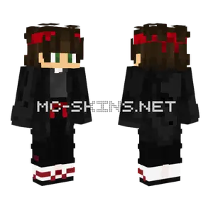 Red Headband Boy Minecraft skin