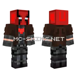 Red Hood Minecraft skin