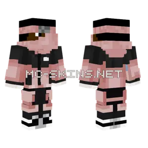 Red Hood Blackashi Minecraft skin