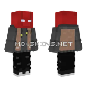 Red Hood The Boy Wonder Minecraft skin