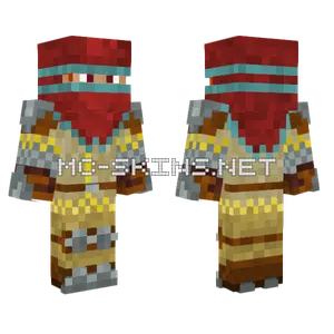 Red Hood Wanderer Minecraft skin