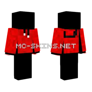 Red Hoodie Minecraft skin