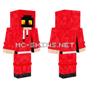 Red Hoodie Skin Minecraft skin