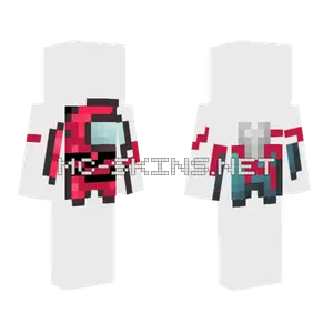 Red Imposter Skin Minecraft skin