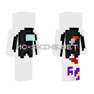 Red Is Sus Minecraft skin