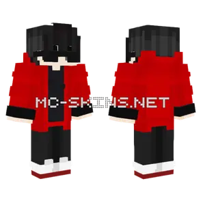 Red Jacket Boy Minecraft skin