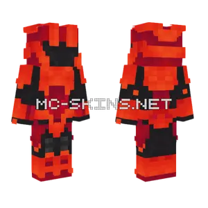 Red Kotor Sith Trooper Minecraft skin