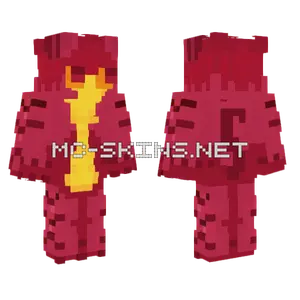 Red Lava Monster Minecraft skin