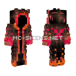 Red Mage 3D Effects Minecraft skin