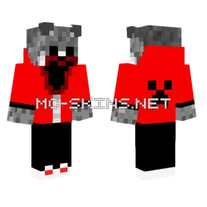 Red No Good V2 Minecraft skin