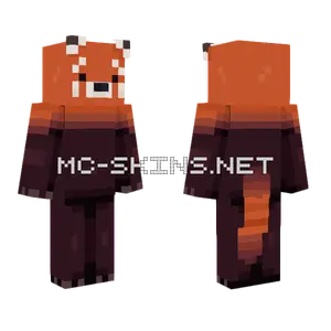 Red Panda Minecraft skin