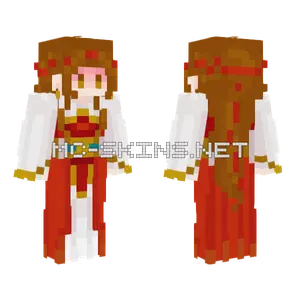 Red Queen Minecraft skin