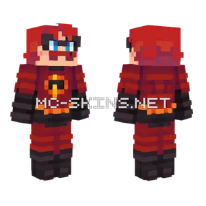 Red Raccoons Dawghouse Minecraft skin