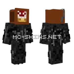 Red Radio Crab Minecraft skin