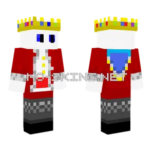 Red Royal Outfit Minecraft skin