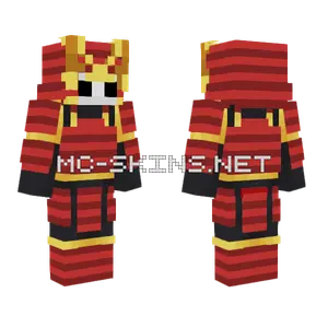 Red Samurai Armor