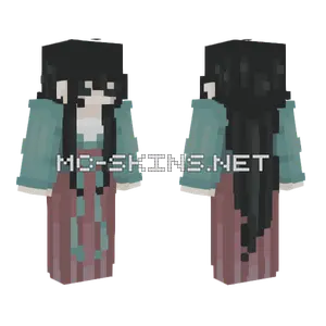 Red Satin Outfit Minecraft skin