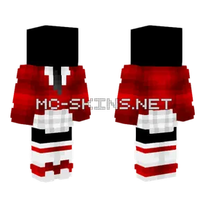 Red School Girl Outfit Minecraft skin