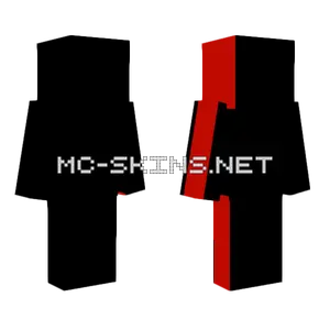 Red Shadow Guy Minecraft skin