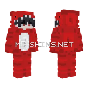 Red Shark Minecraft skin