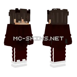 Red Shirt Boy Minecraft skin