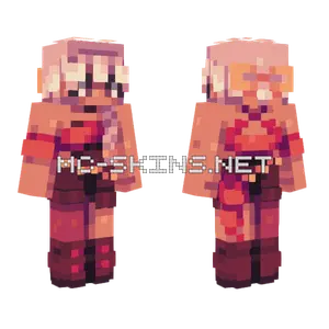 Red Silence Ob Used Minecraft skin